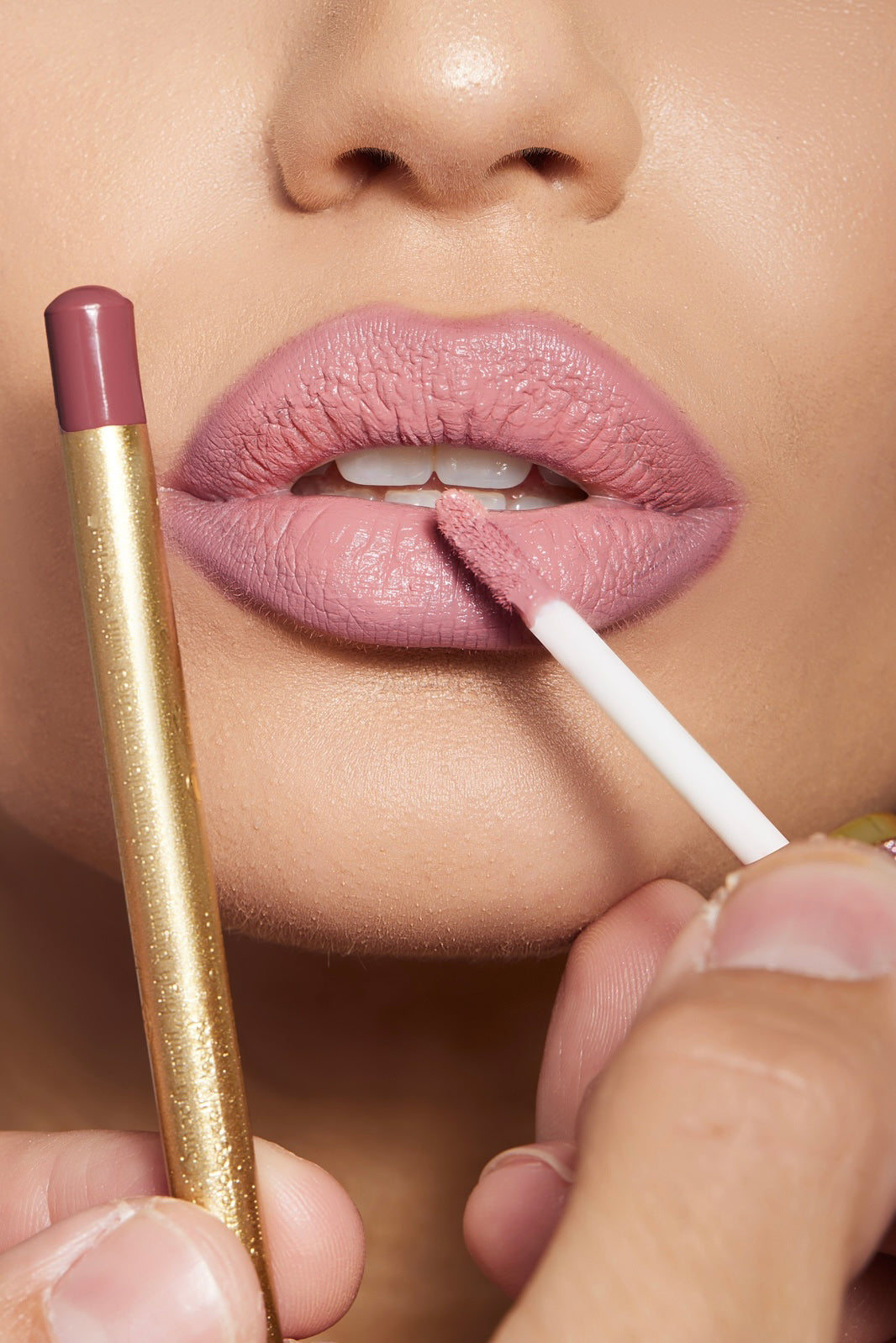 Star Gold Liquid Lipstick 40 & Diamond Girl Lip Pencil 25