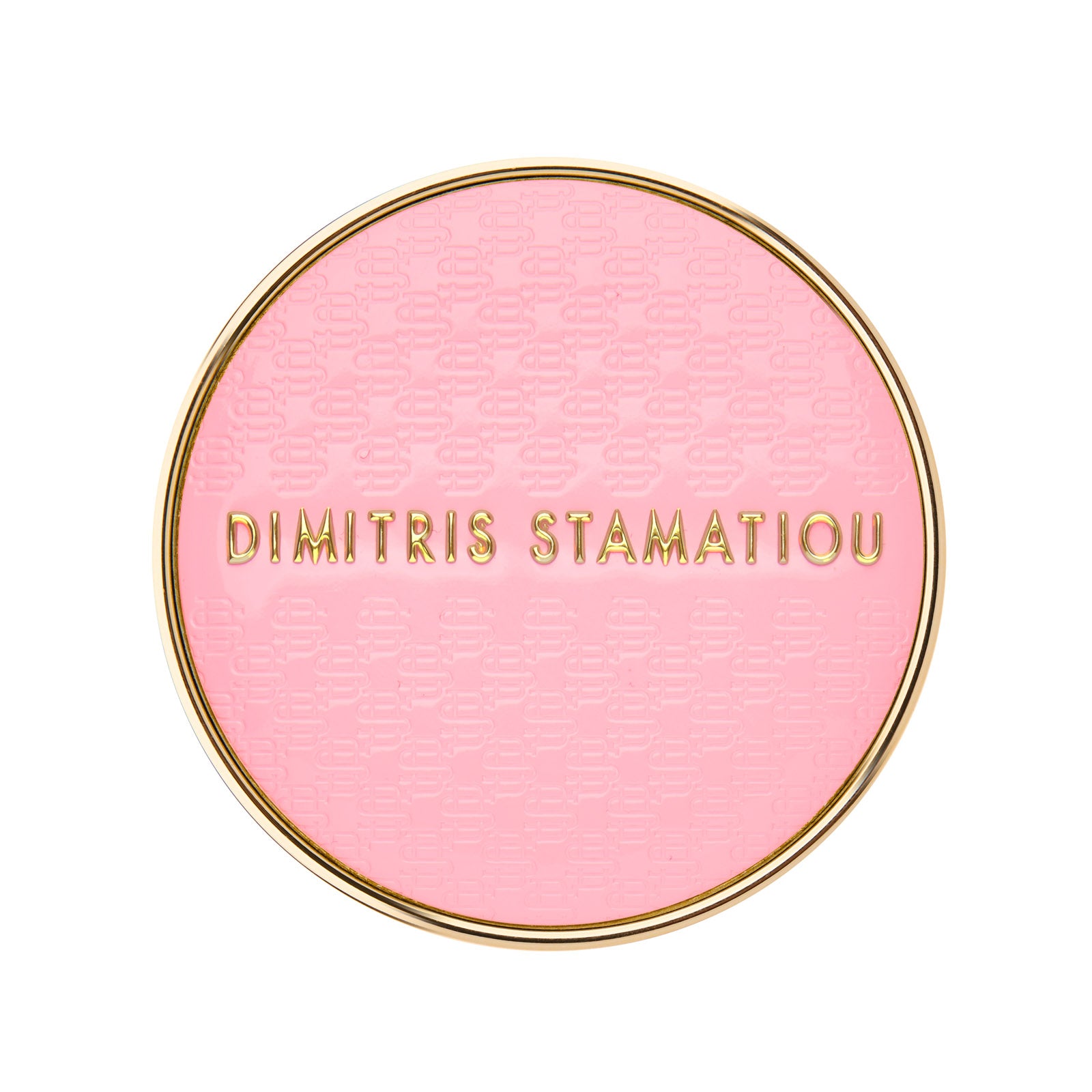 DIMITRIS STAMATIOU powder blush Éclat de Rose pink compact packaging